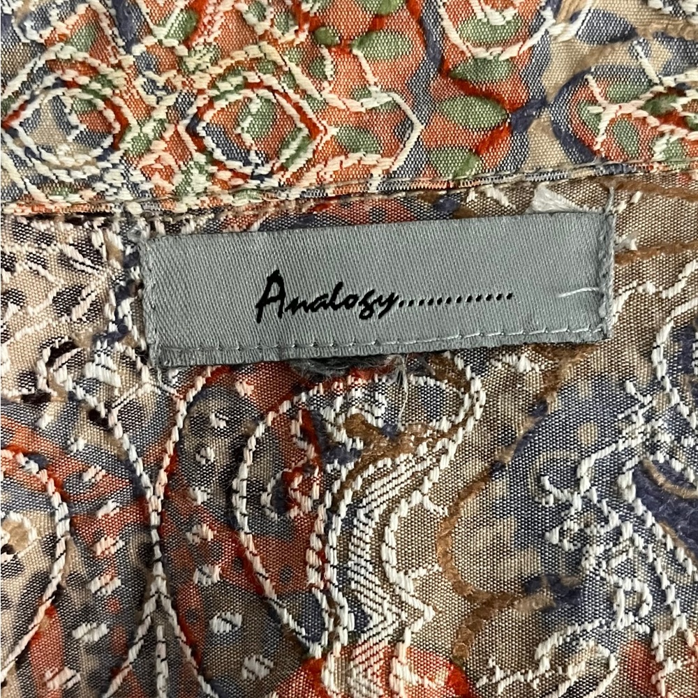 Colorful Paisley Button-Up Jacket - Picture 4 of 4